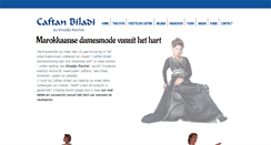 Desktop Screenshot of caftan-biladi.nl