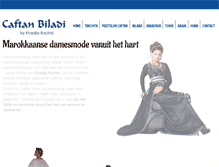 Tablet Screenshot of caftan-biladi.nl